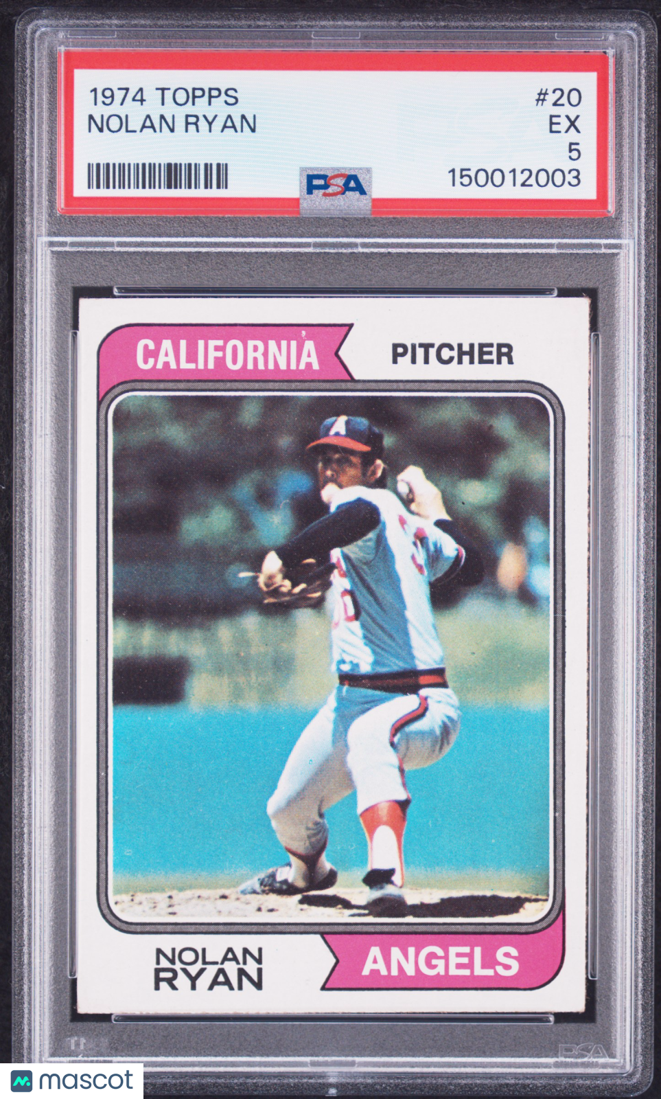 1974 Topps Nolan Ryan #20 PSA 5
