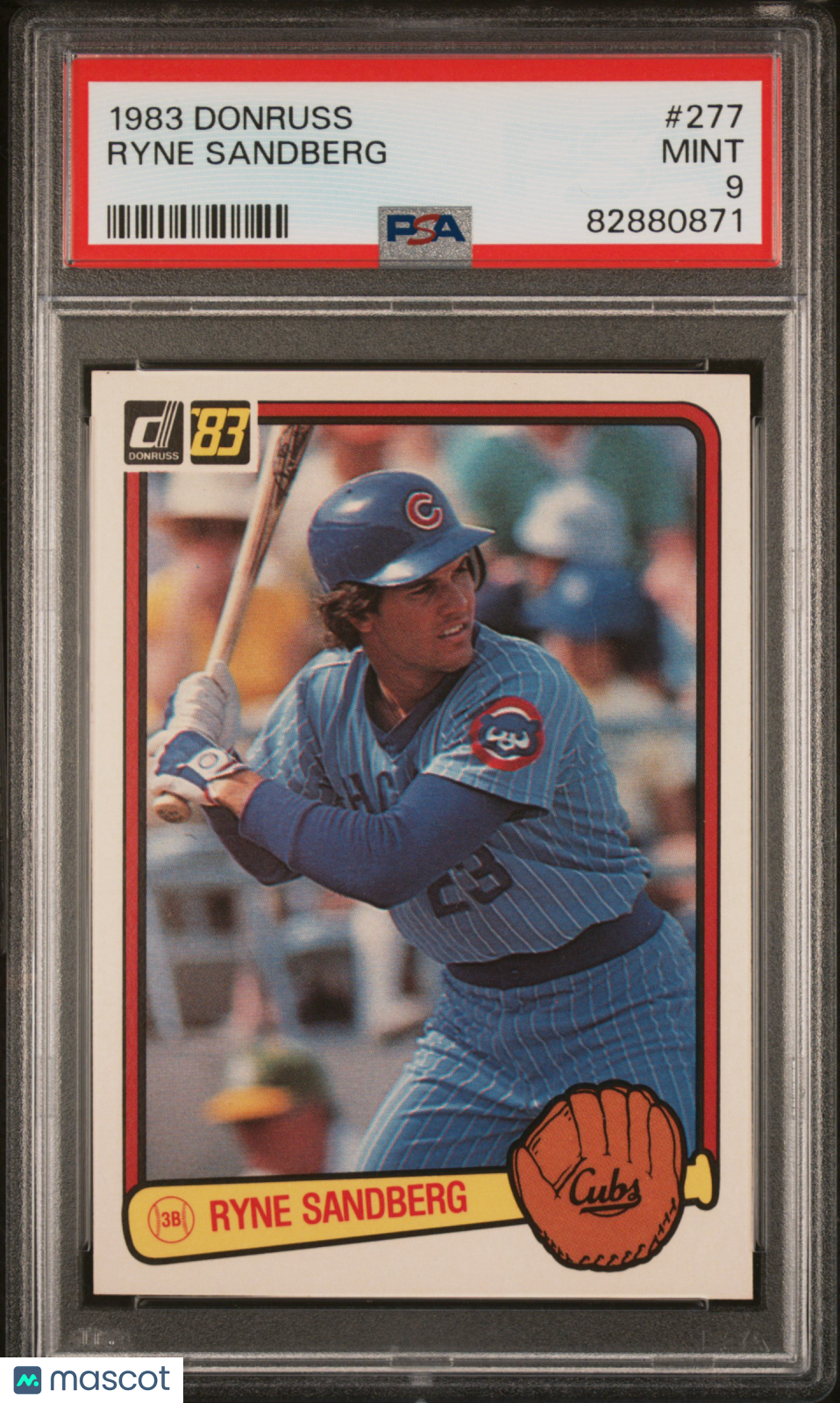 1983 Donruss Ryne Sandberg #277 RC PSA 9