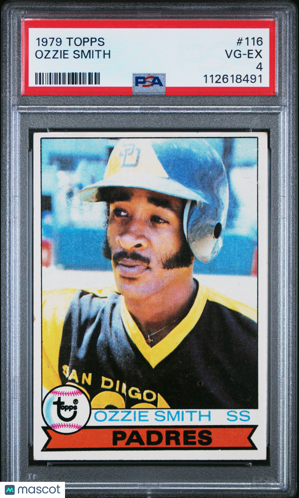 1979 Topps Ozzie Smith #116 RC PSA 4