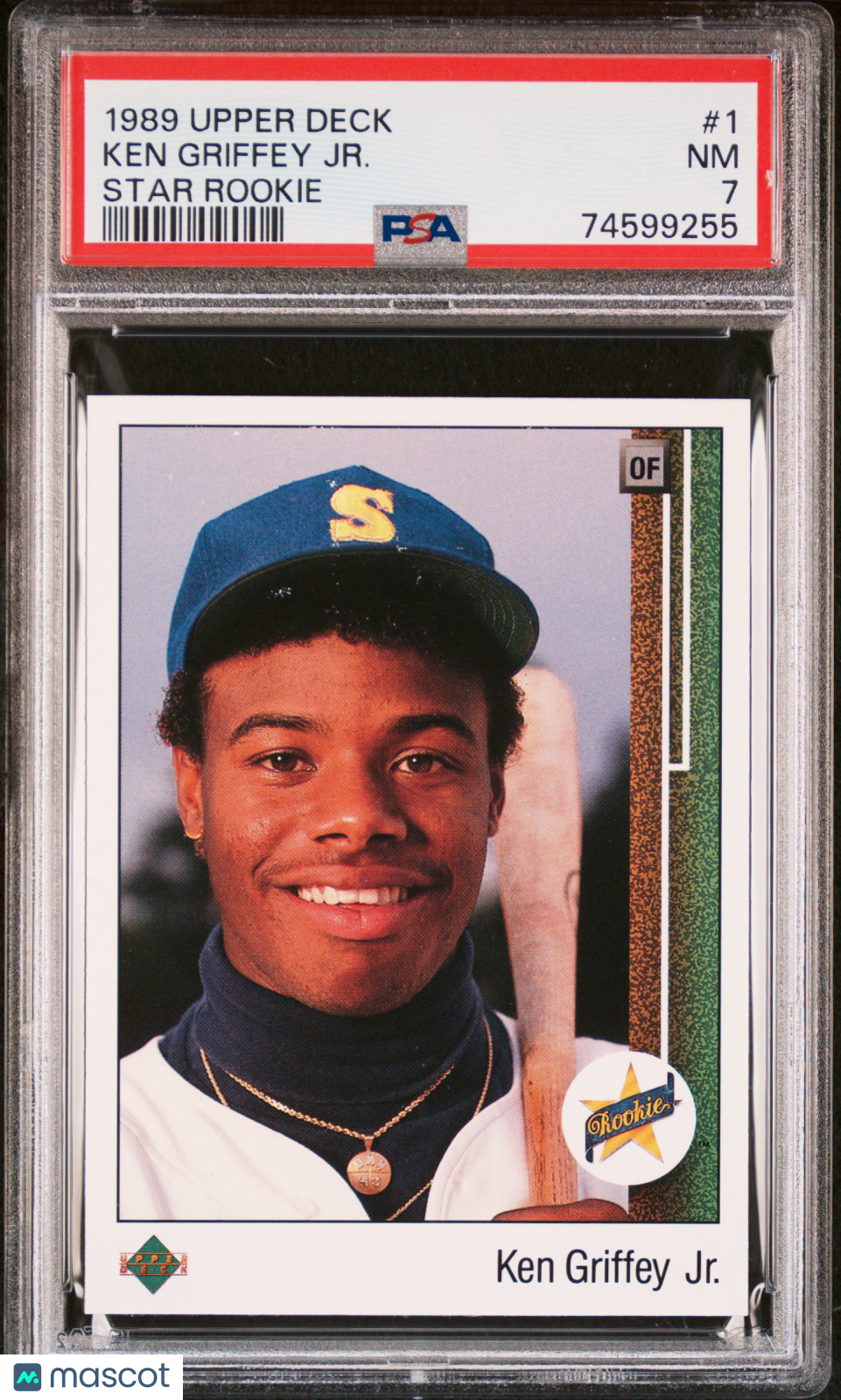 1989 Upper Deck Ken Griffey Jr. #1 Star Rookie PSA 7