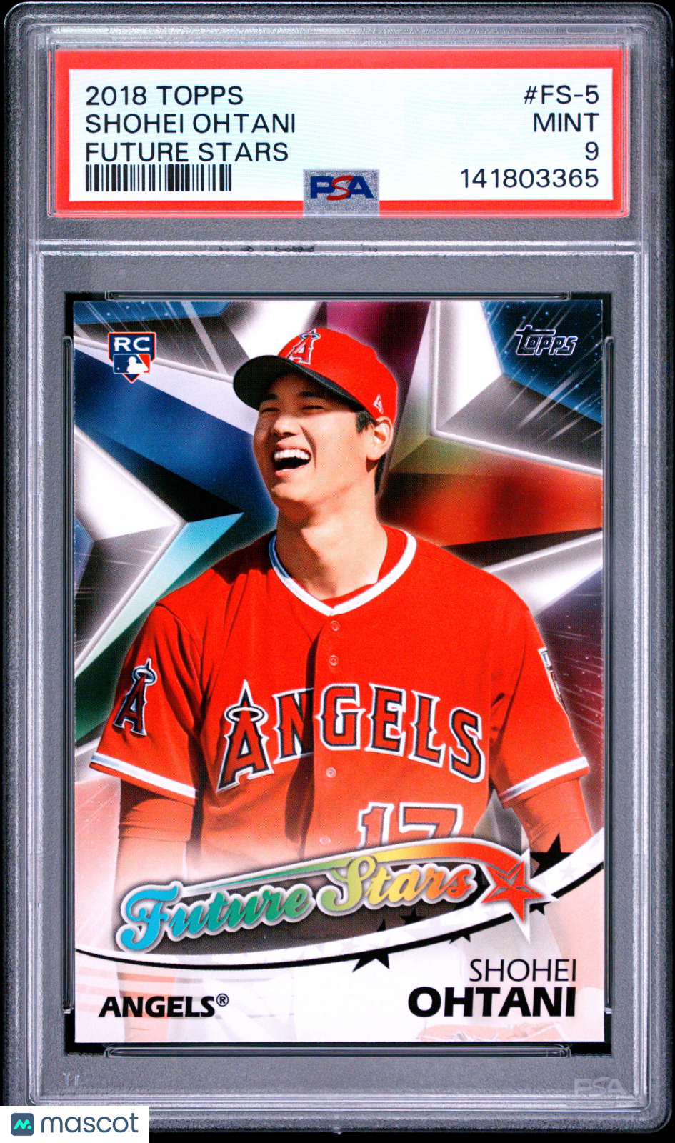 2018 Topps Future Stars Shohei Ohtani #FS-5 RC PSA 9