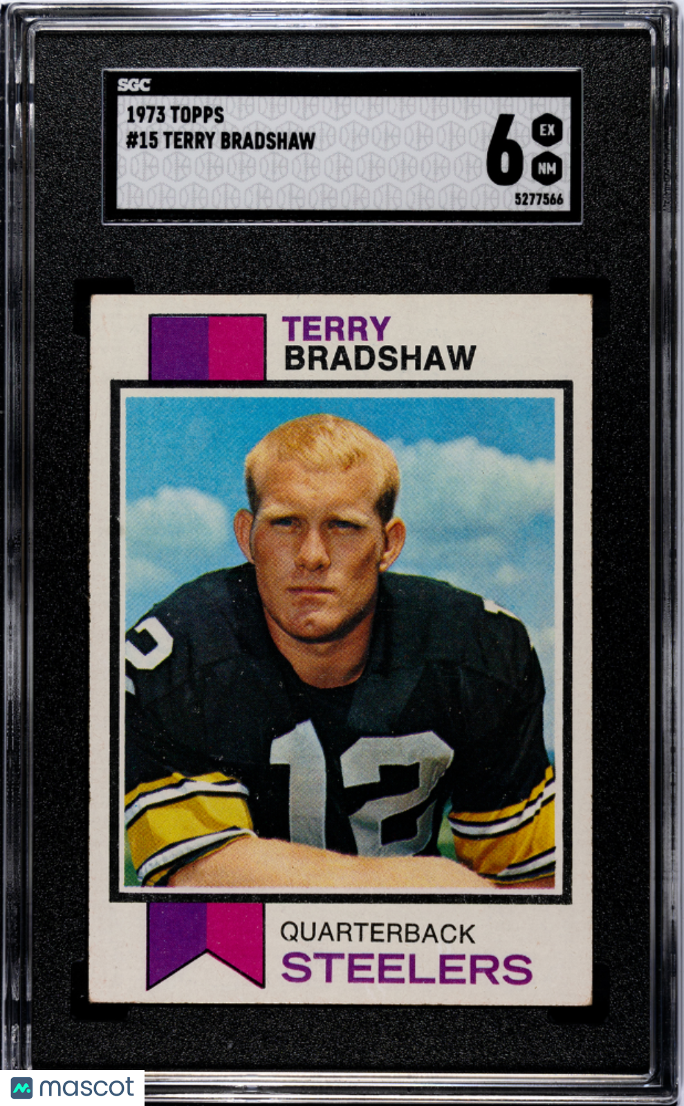 1973 Topps Terry Bradshaw #15 SGC 6