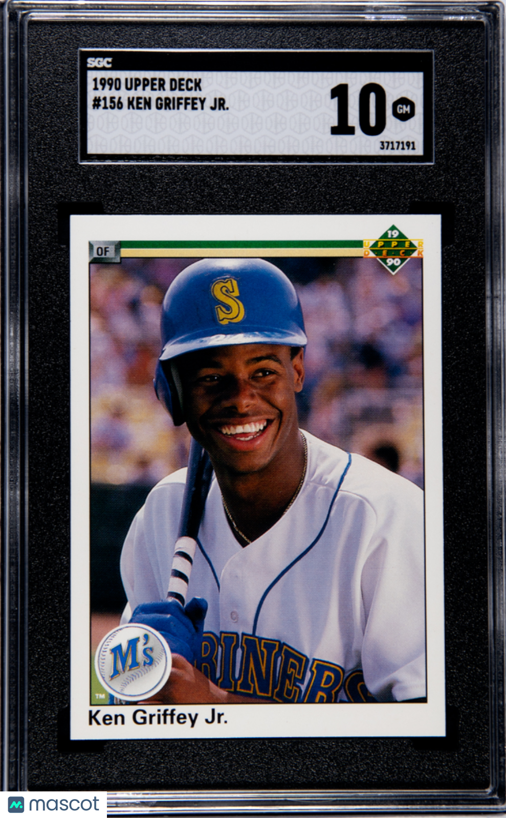 1990 Upper Deck Ken Griffey Jr. #156 SGC 10
