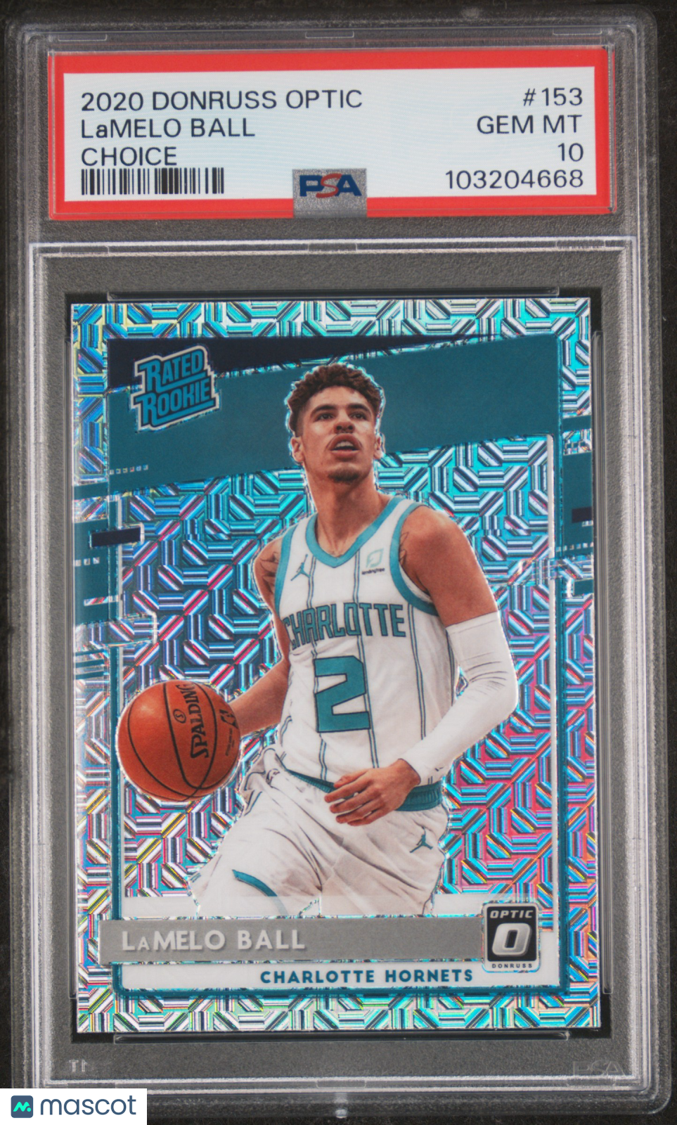 2020 Donruss Optic Rated Rookie Lamelo Ball #153 Choice PSA 10