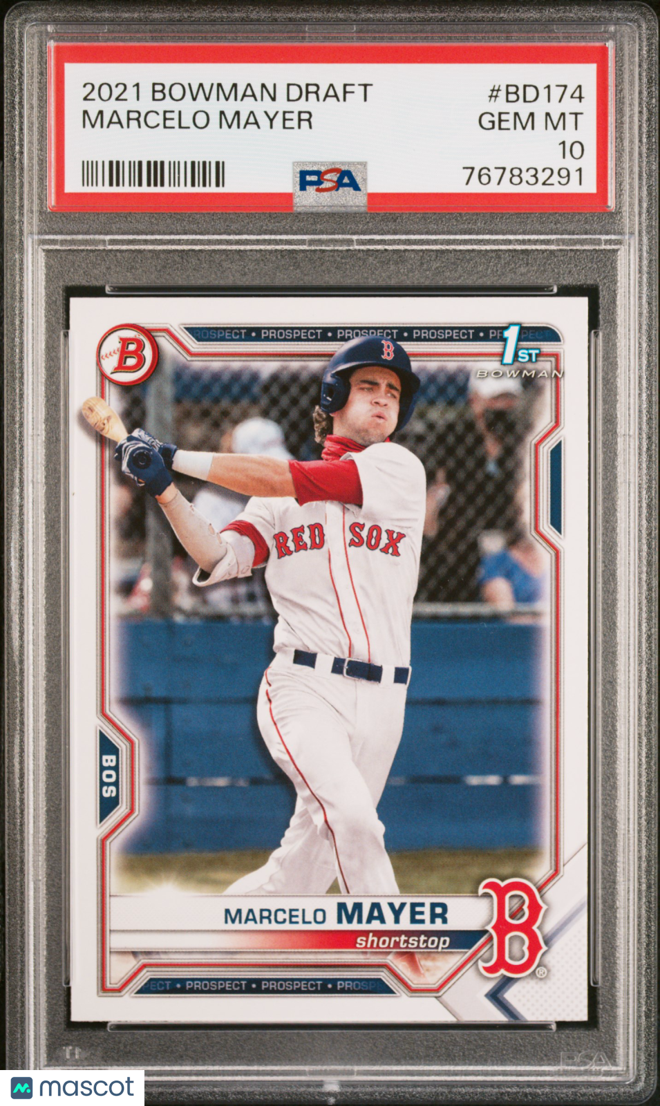 2021 Bowman Draft Marcelo Mayer #BD174 PSA 10