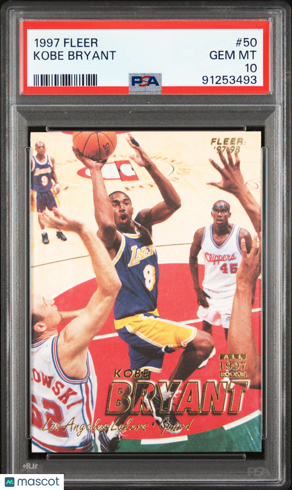 1997 Fleer Kobe Bryant #50 PSA 10