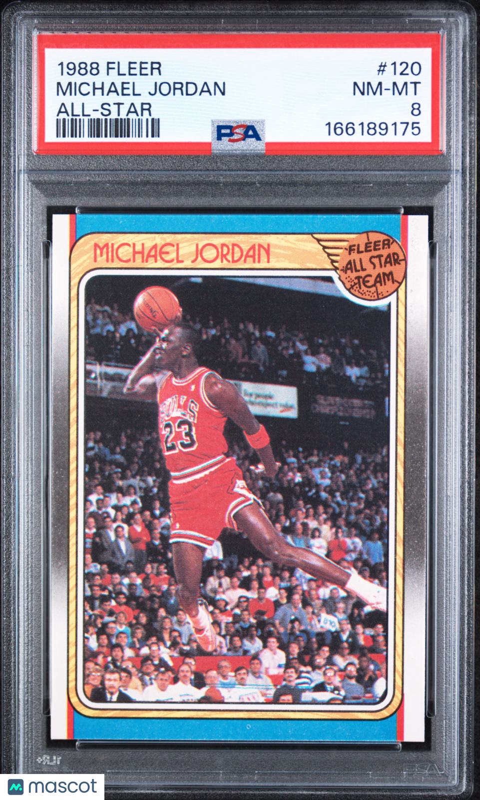 1988 Fleer Michael Jordan #120 All Star PSA 8