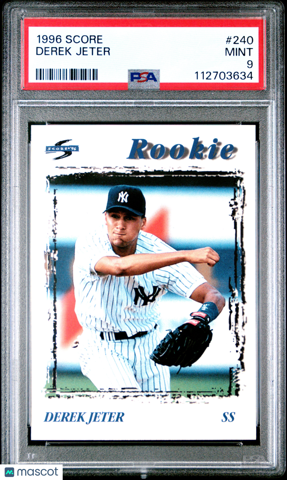 1996 Score Rookie Derek Jeter #240 PSA 9