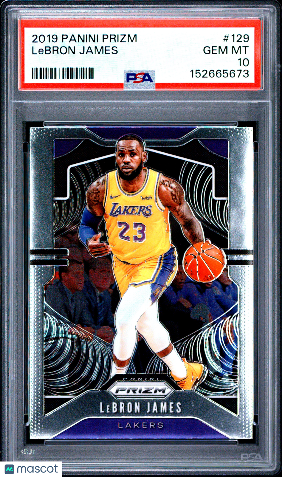 2019 Panini Prizm LeBron James #129 PSA 10