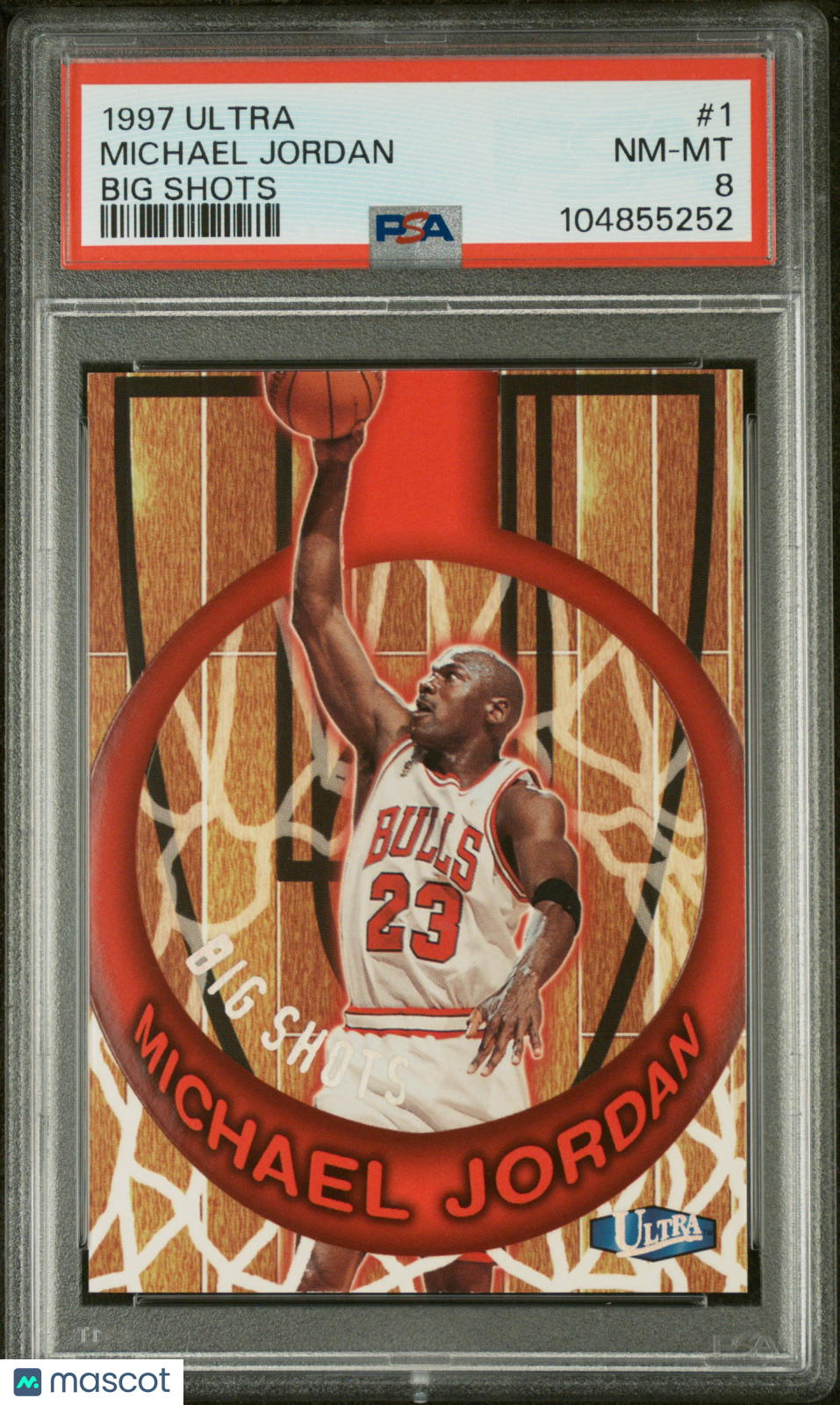1997 Ultra Big Shots Michael Jordan #1 PSA 8