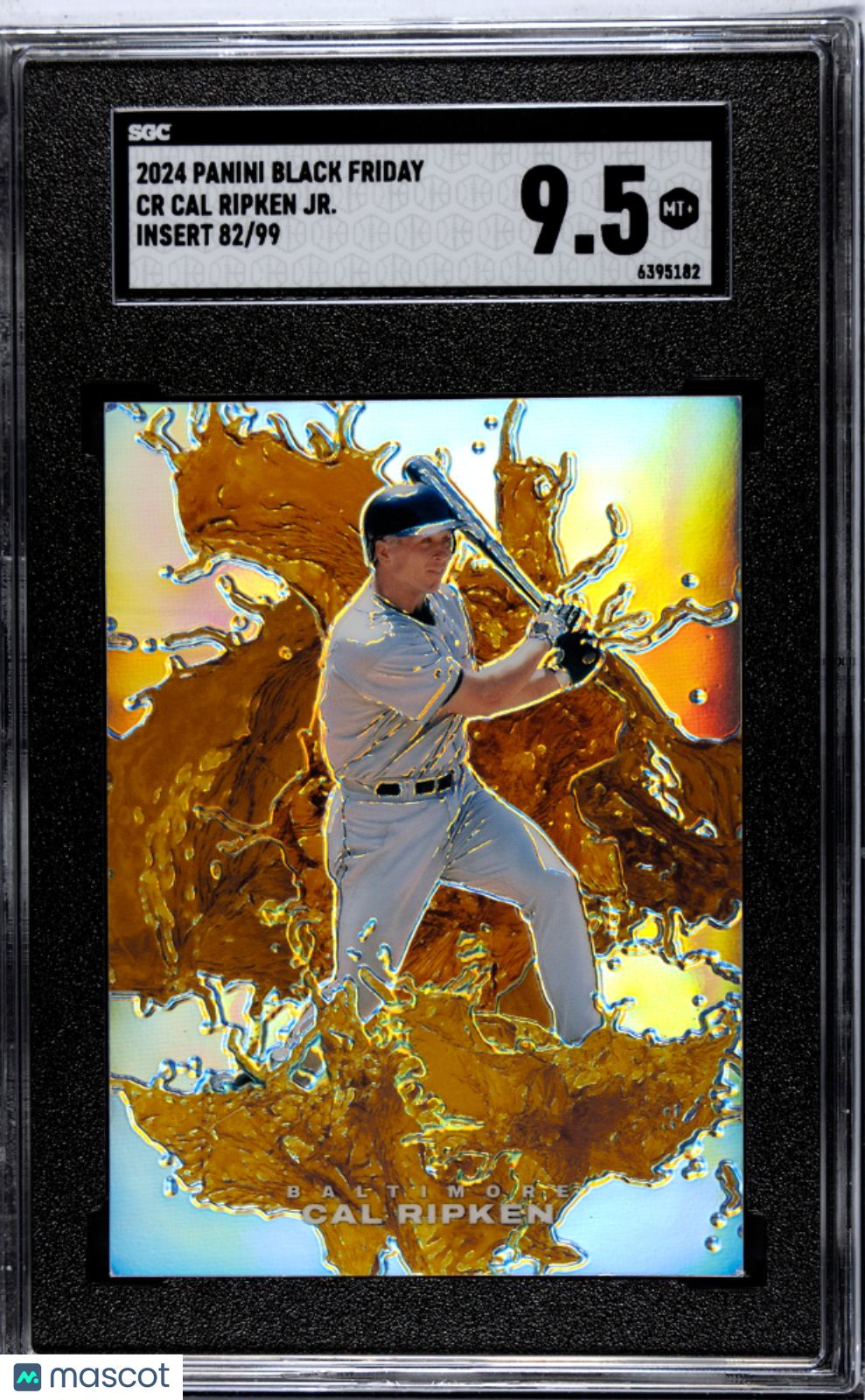 2024 Panini Black Friday Cal Ripken JR. #CR Rookies Opti 82/99 SGC 9.5