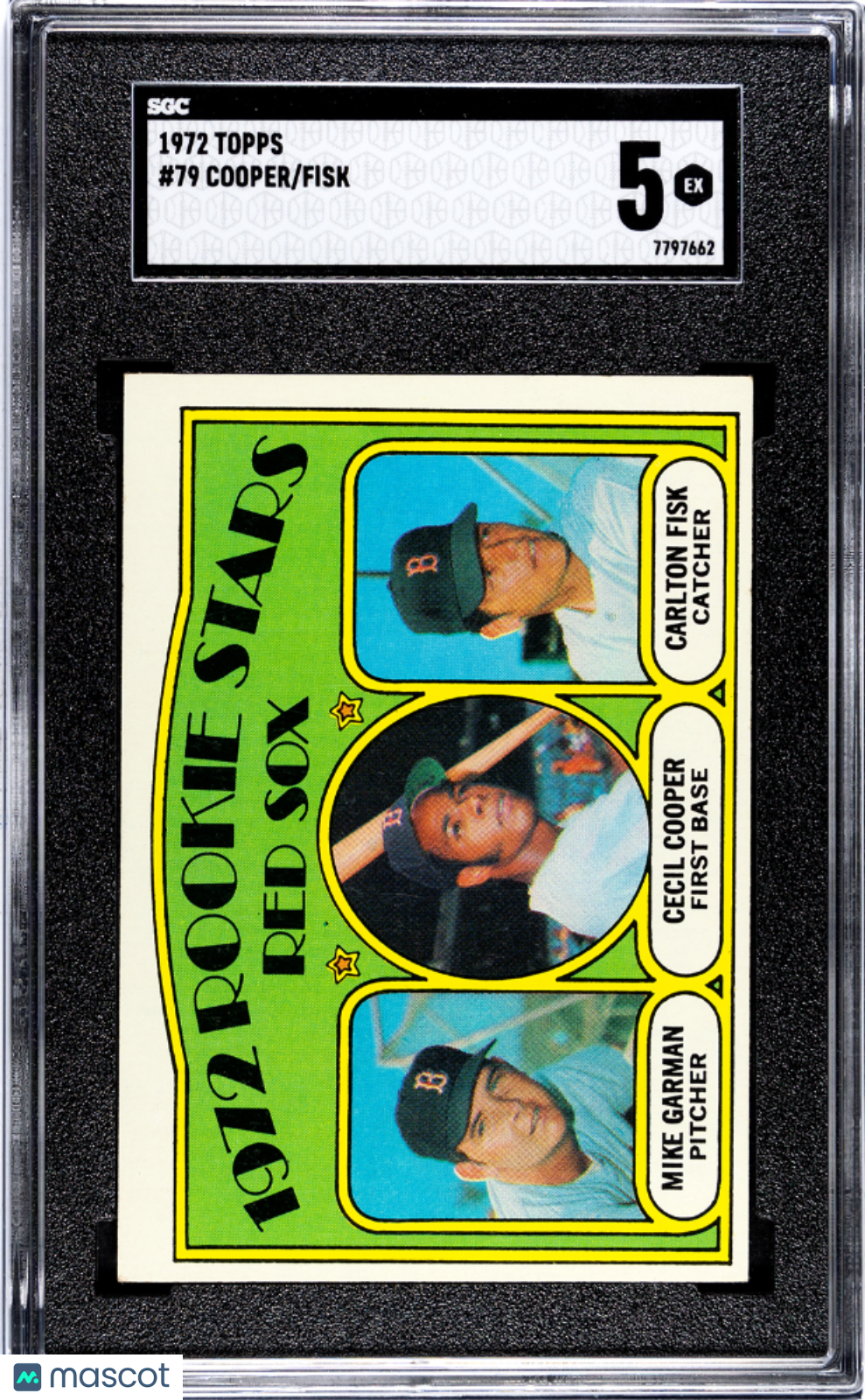 1972 Topps Fisk Cooper #79 SGC 5