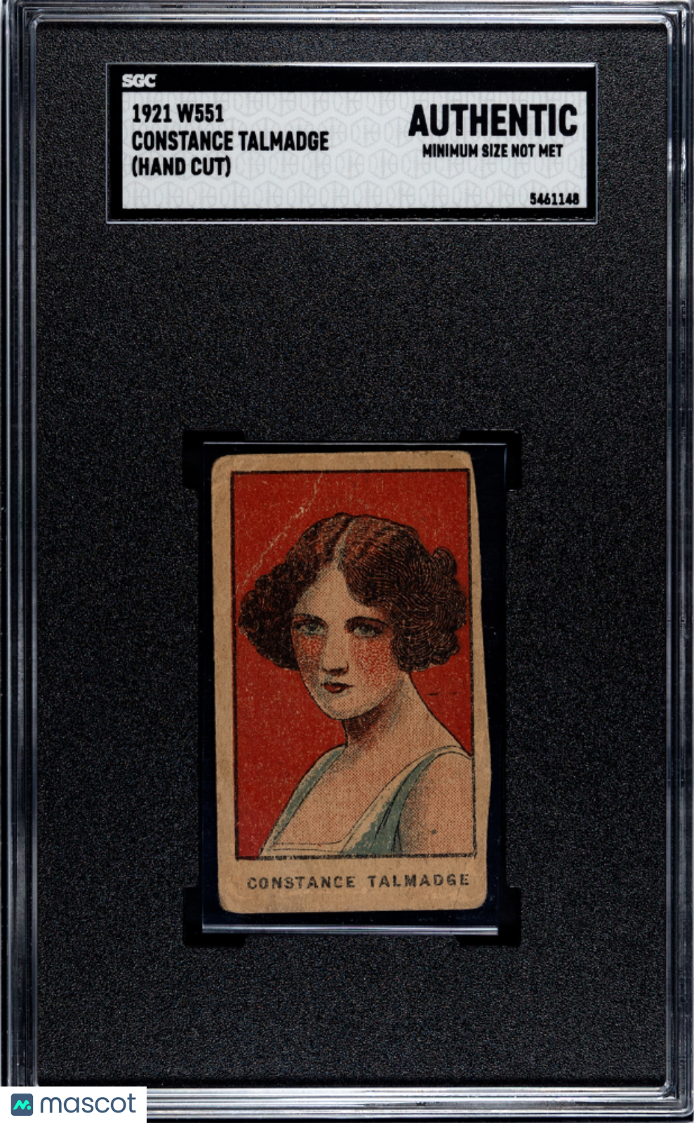 1921 W551 Constance Talmadge SGC A