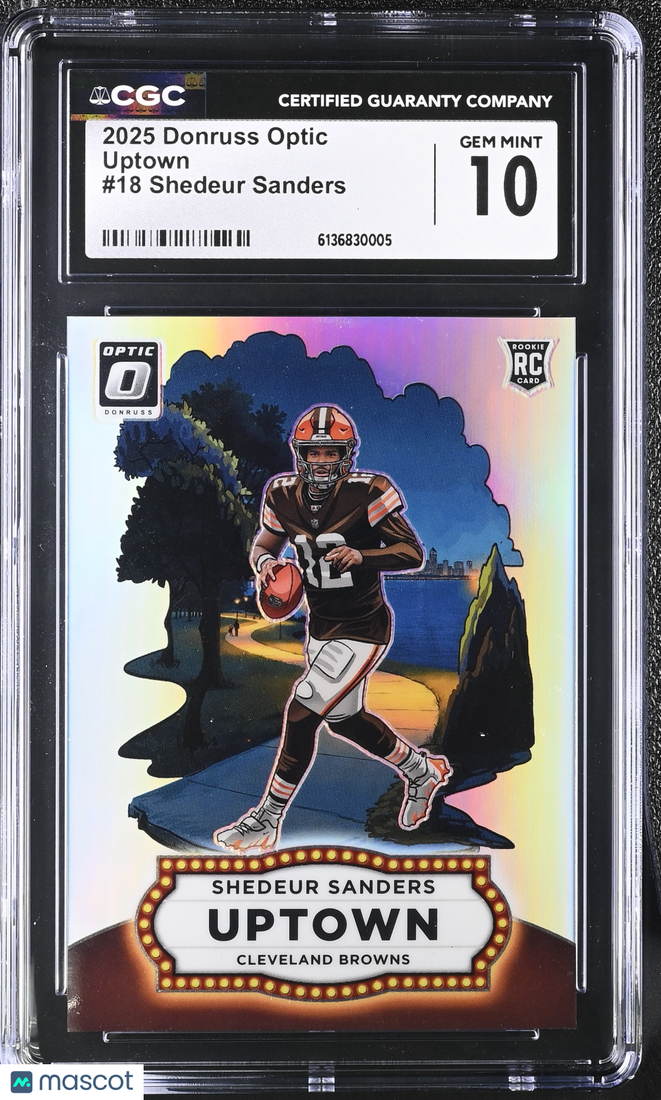 2025 Donruss Optic Shedeur Sanders #18 Uptown CGC 10