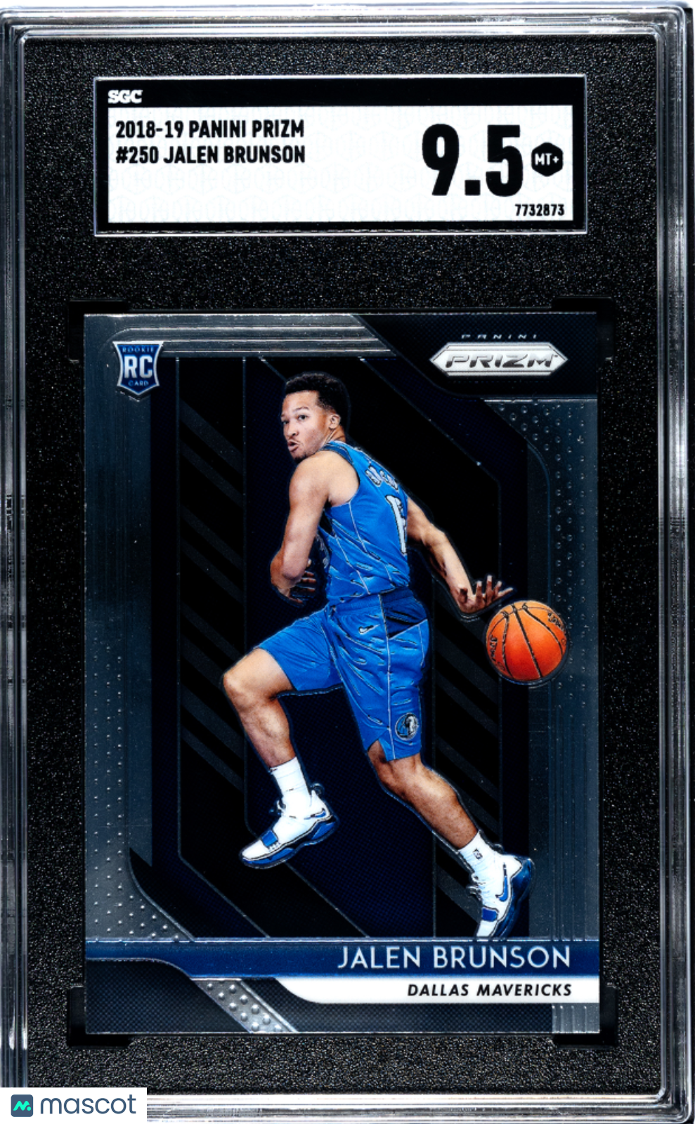 2018 Panini Prizm Jalen Brunson #250 RC SGC 9.5
