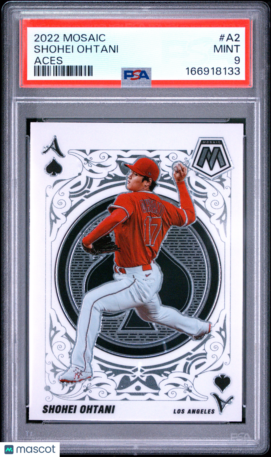 2022 Panini Mosaic Aces Shohei Ohtani #A2 PSA 9