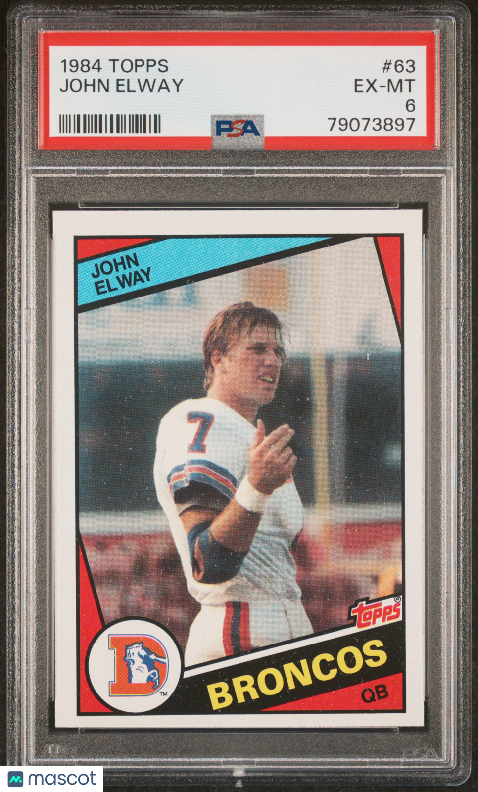 1984 Topps John Elway #63 PSA 6