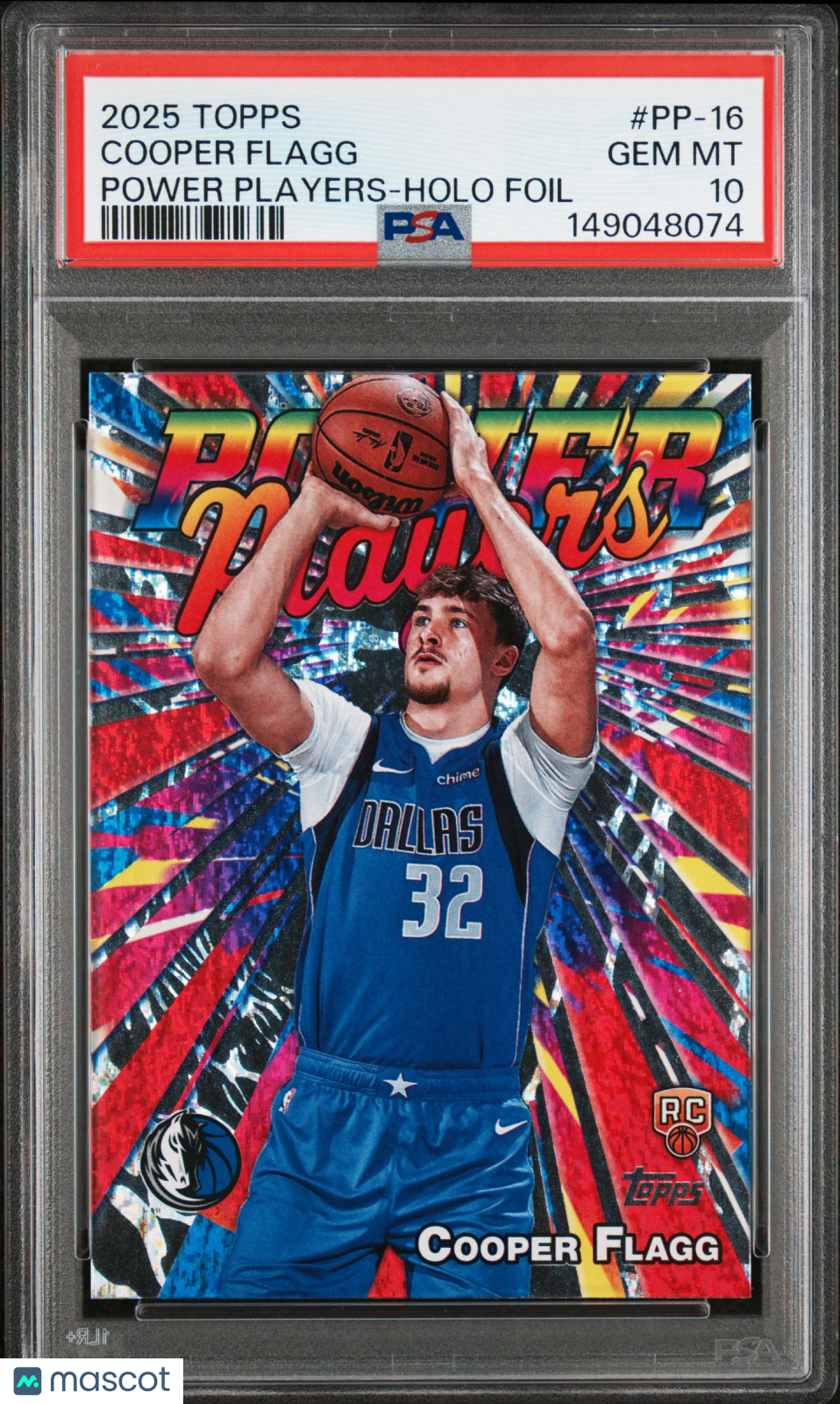 2025 Topps Power Players Cooper Flagg #PP-16 Holo Foil PSA 10