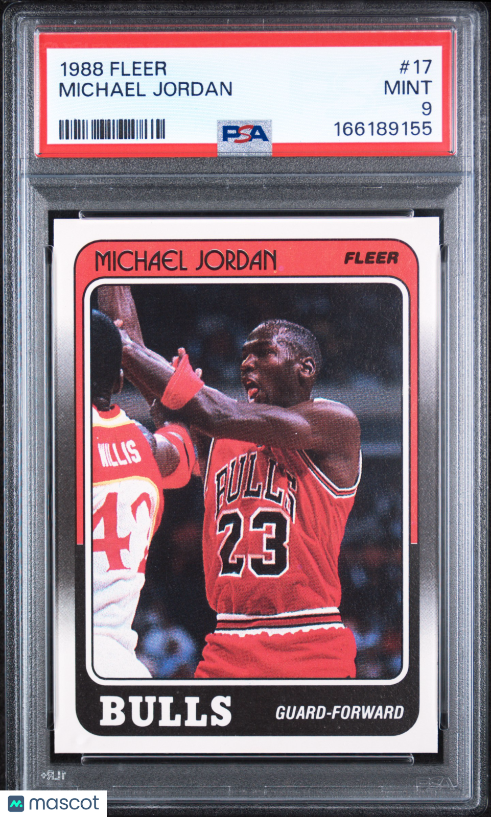 1988 Fleer Michael Jordan #17 PSA 9