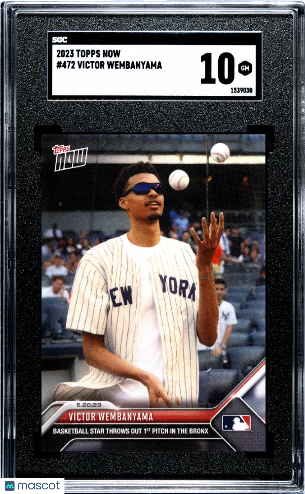 2023 Topps Now Victor Wembanyama #472 SGC 10