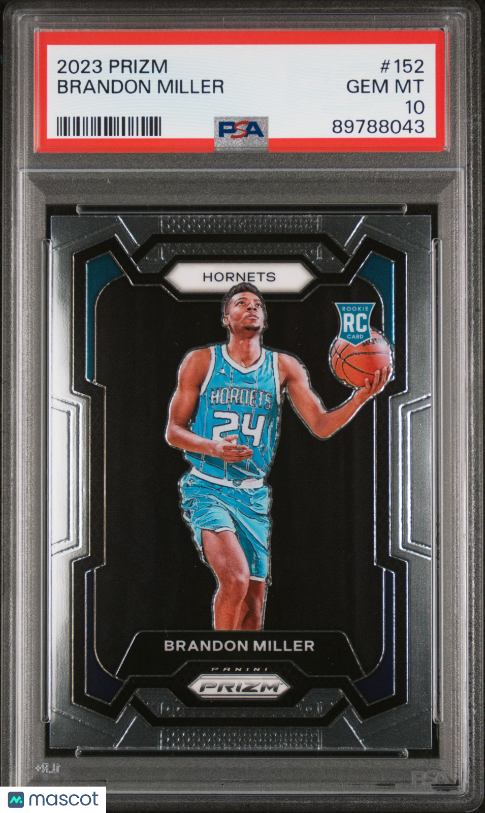 2023 Panini Prizm Brandon Miller #152 PSA 10