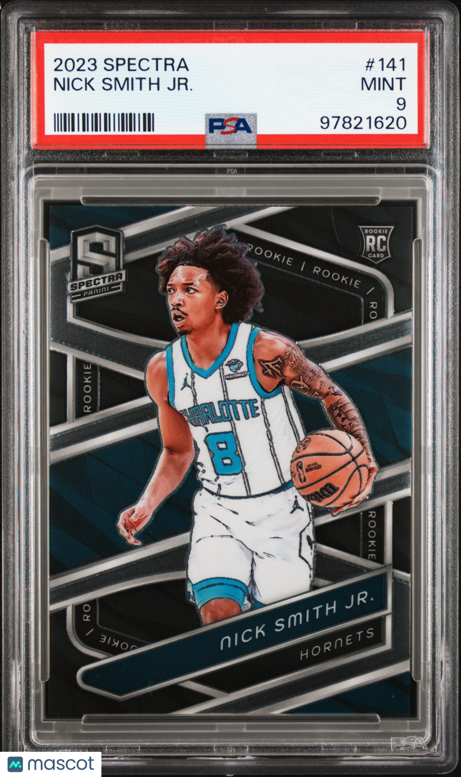 2023 Panini Spectra Nick Smith Jr. #141 RC PSA 9
