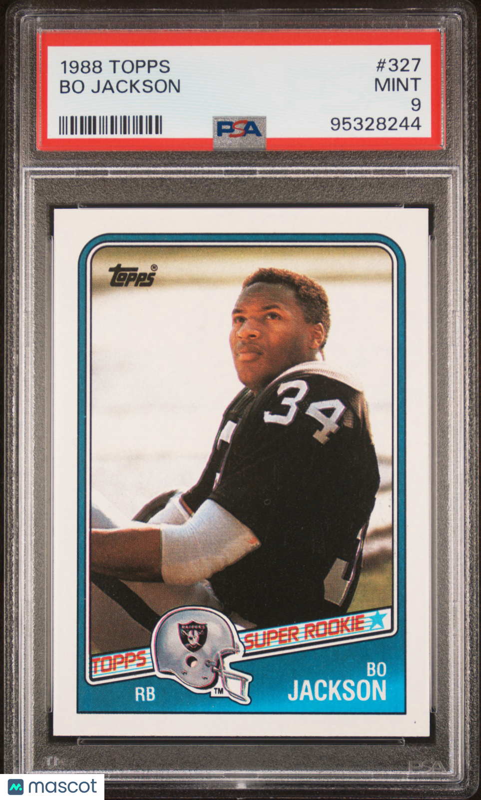 1988 Topps Bo Jackson #327 RC PSA 9