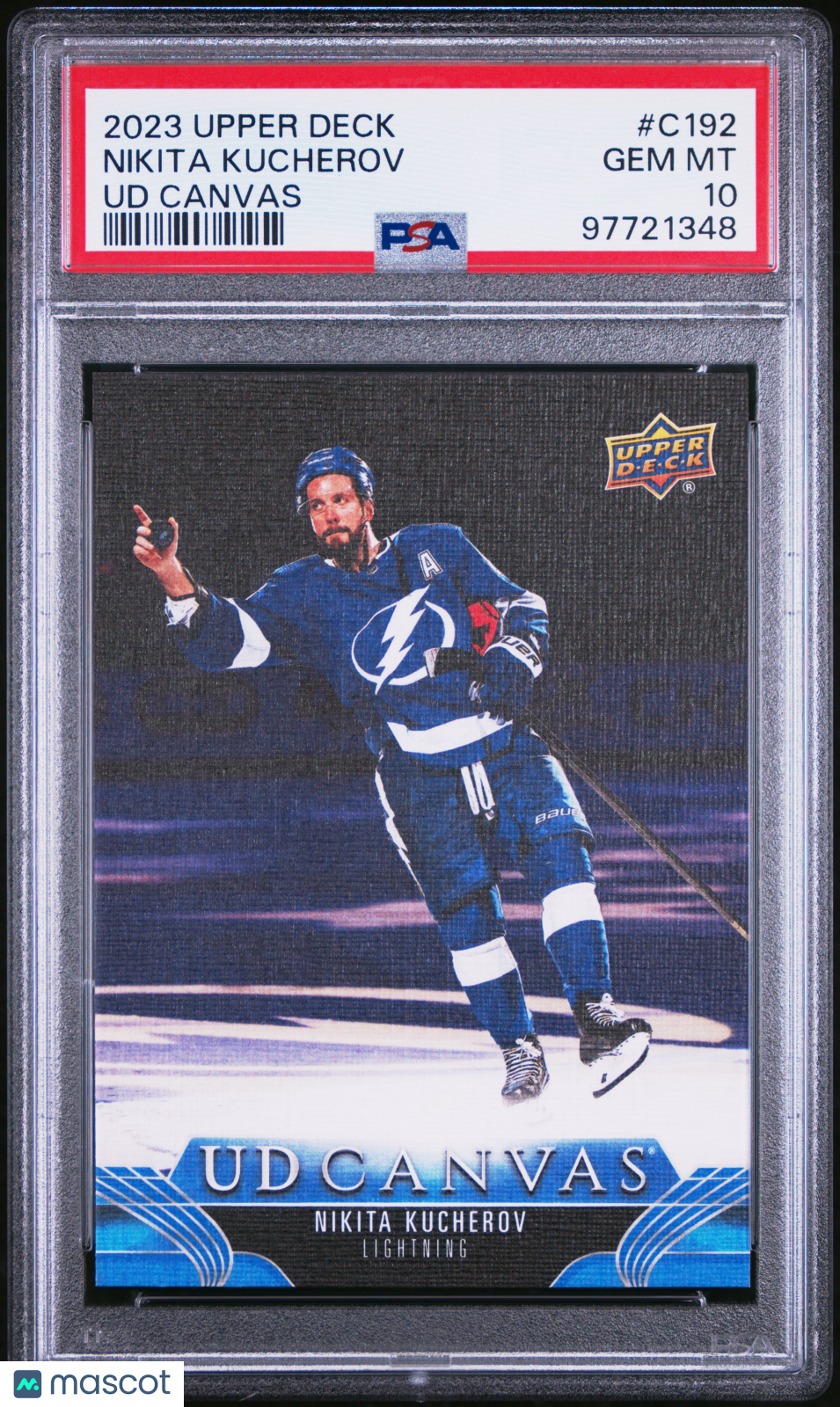 2023 Upper Deck UD Canvas Nikita Kucherov #C192 PSA 10