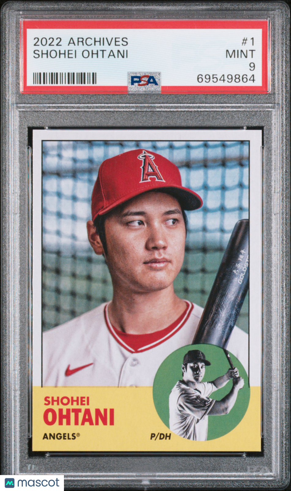 2022 Topps Archives Shohei Ohtani #1 PSA 9
