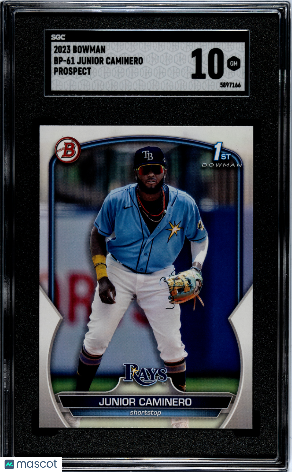 2023 Bowman Junior Caminero #BP-61 Prospect SGC 10