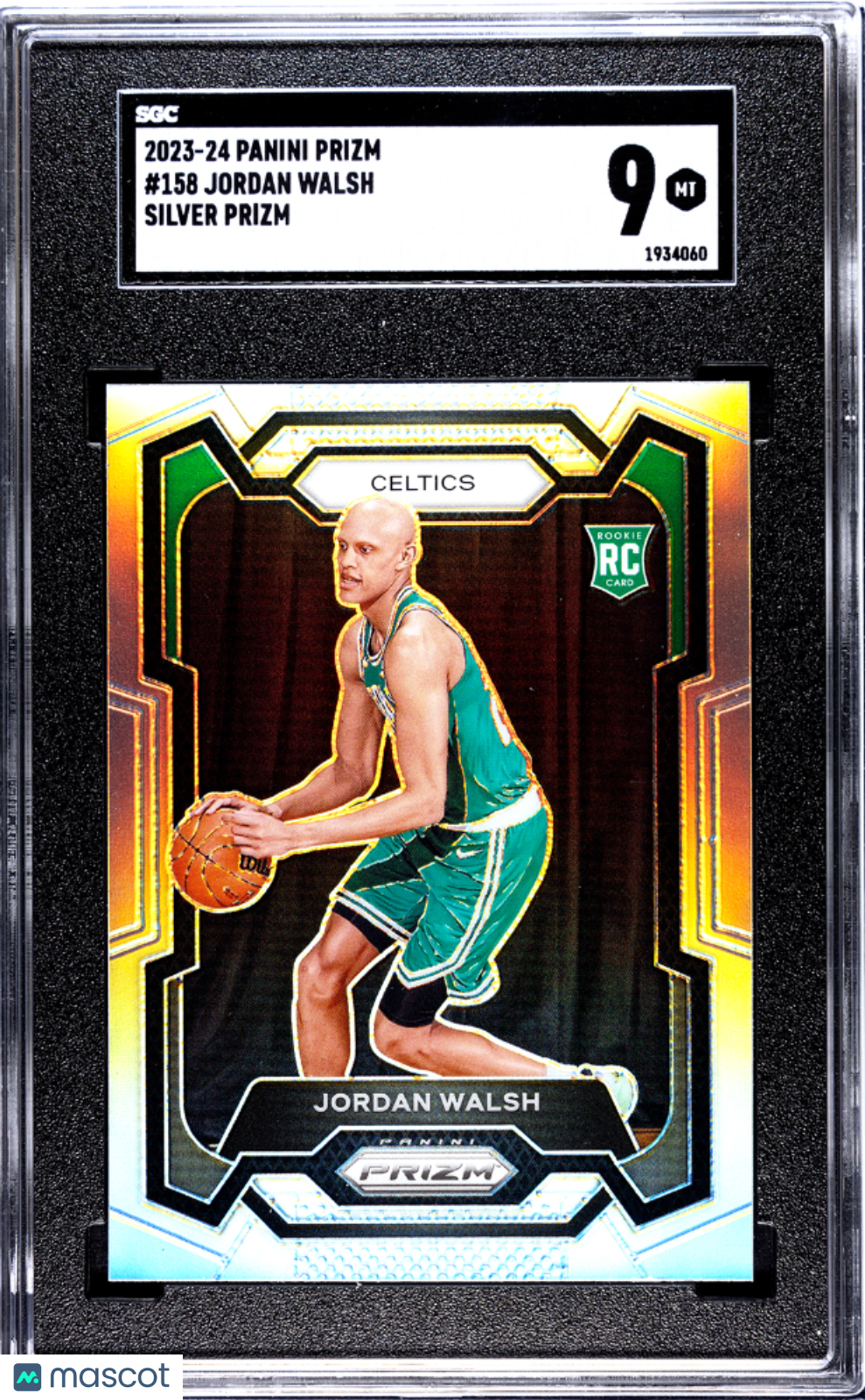 2023 Panini Prizm Jordan Walsh #158 Silver SGC 9