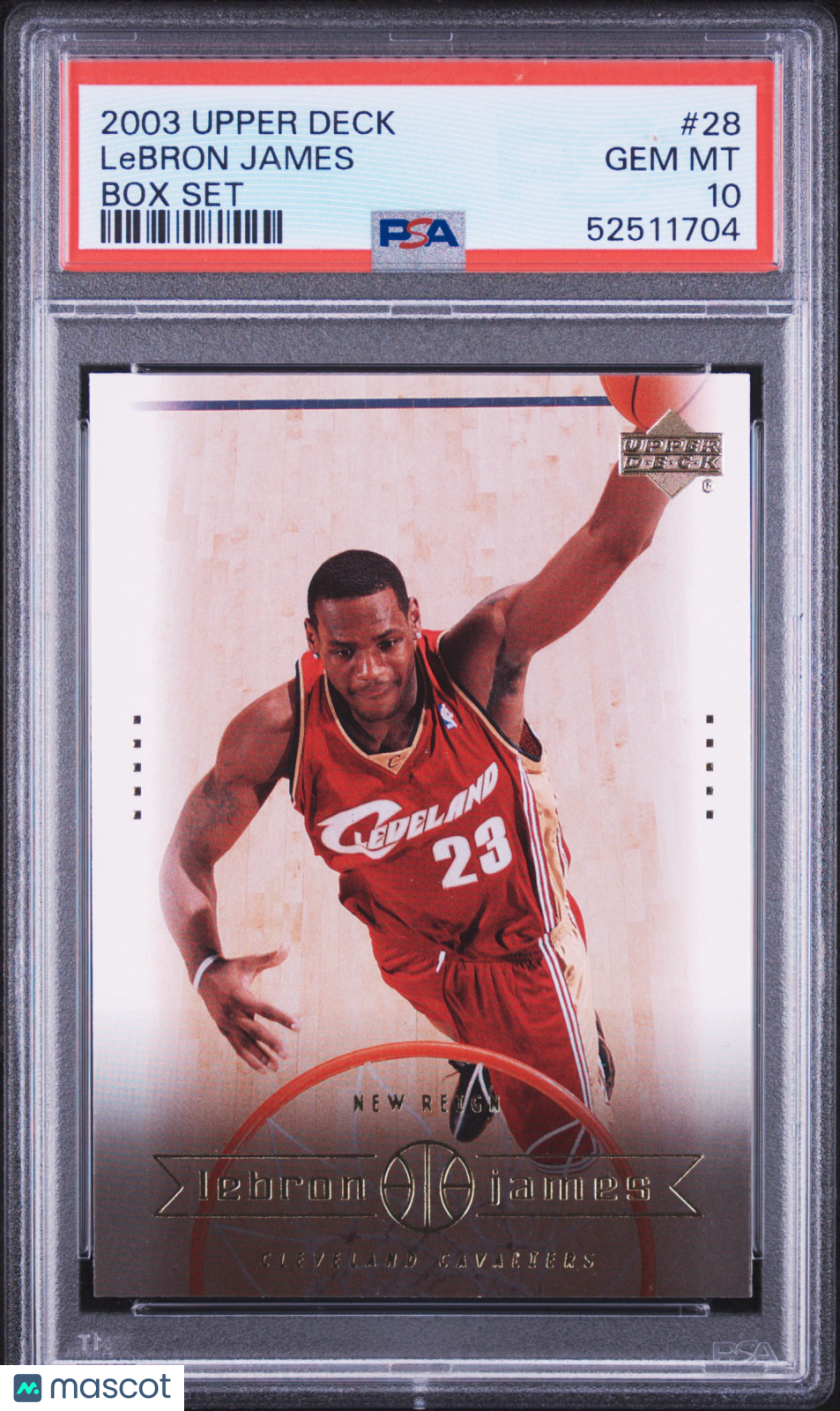 2003 Upper Deck LeBron James Box Set LeBron James #28 PSA 10