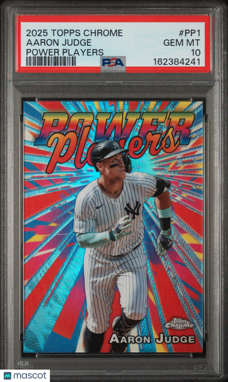 2025 Topps Chrome Power Players Aaron Judge #PP1 PSA 10