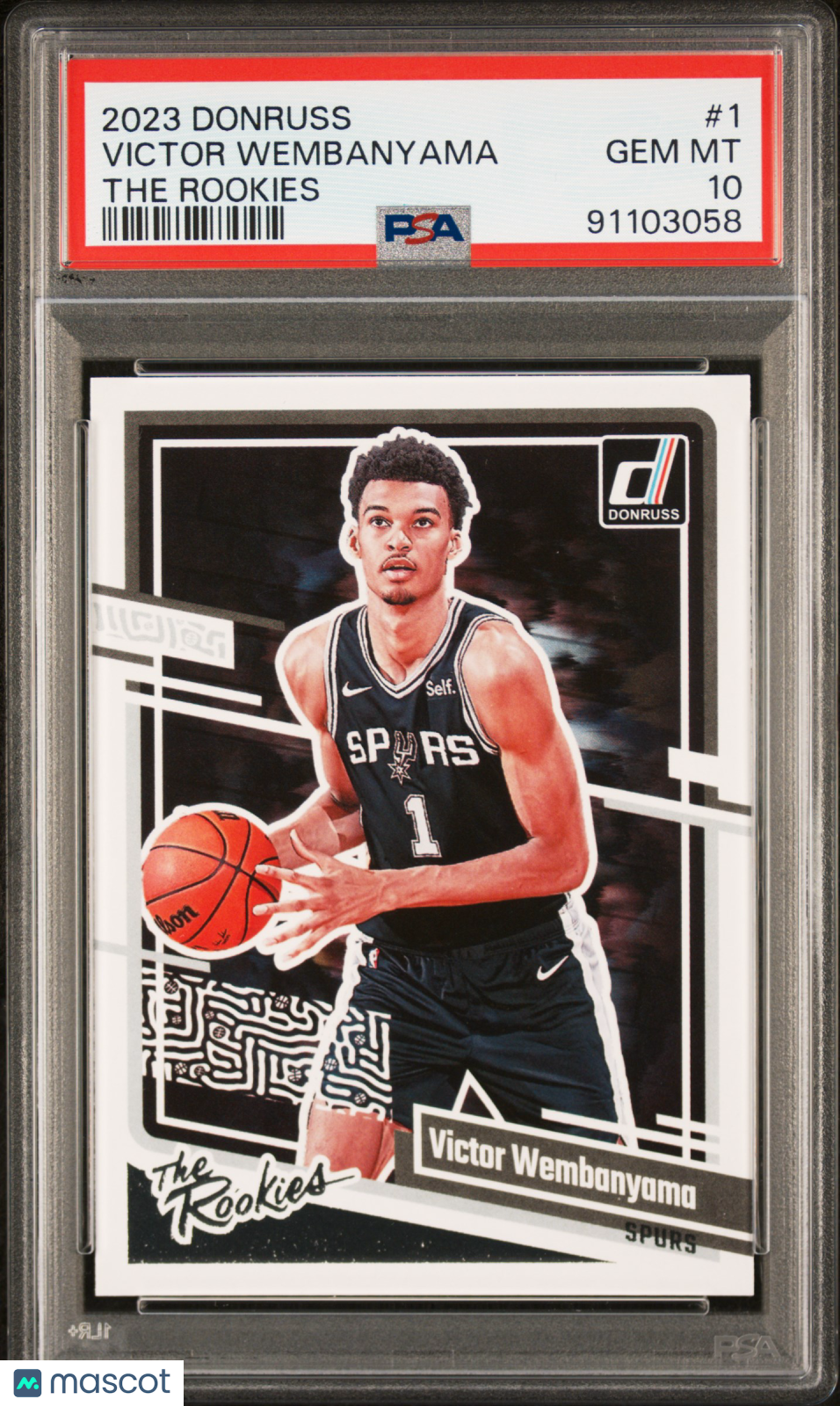 2023 Panini Donruss The Rookies Victor Wembanyama #1 PSA 10