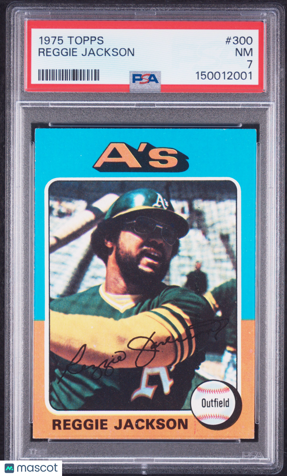 1975 Topps Reggie Jackson #300 PSA 7