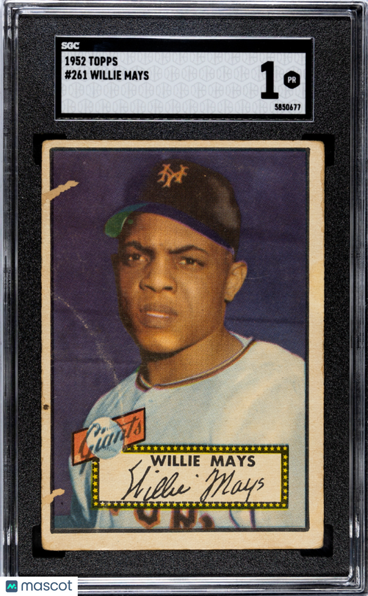 1952 Topps Willie Mays #261 SGC 1