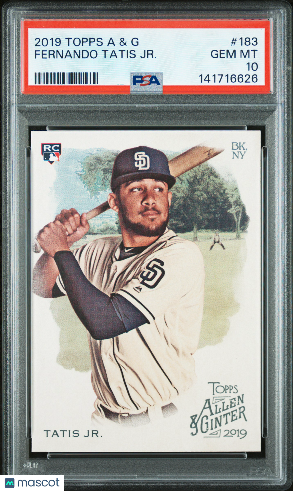 2019 Topps Allen & Ginter Fernando Tatis Jr. #183 RC PSA 10