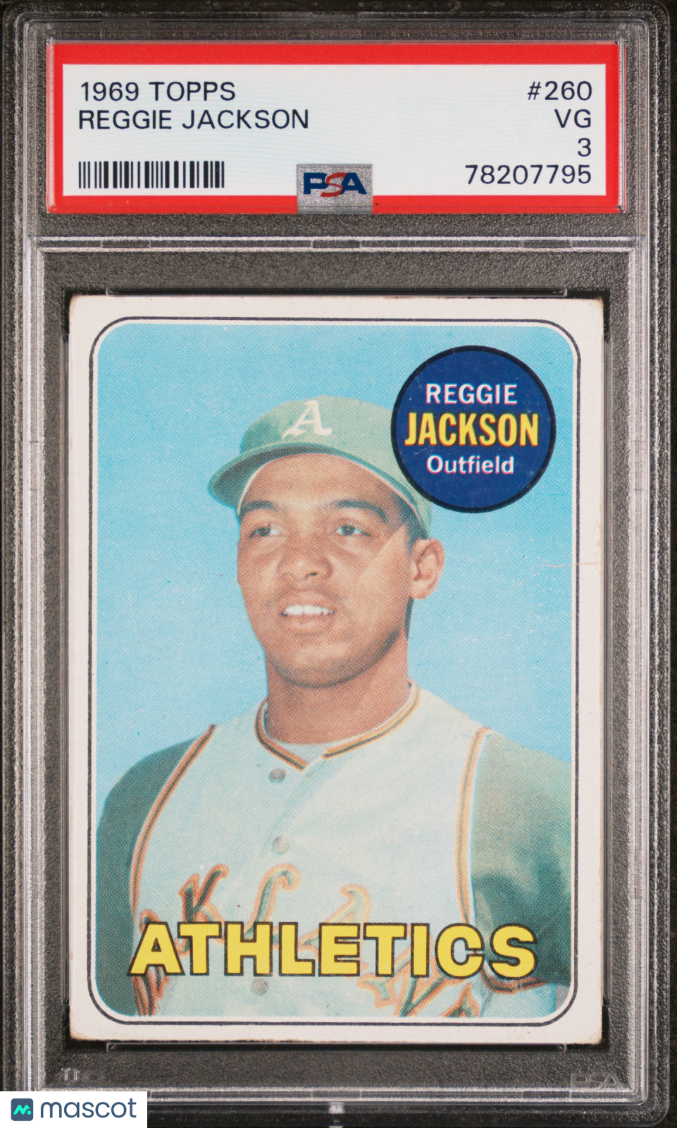 1969 Topps Reggie Jackson #260 PSA 3