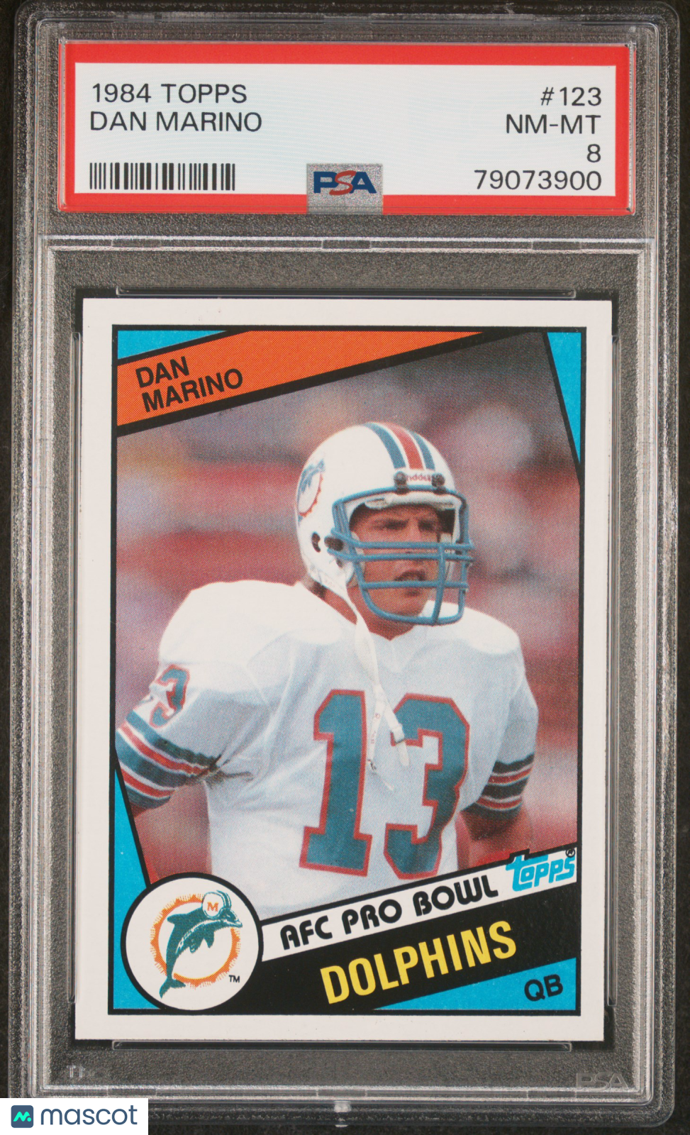 1984 Topps Dan Marino #123 PSA 8