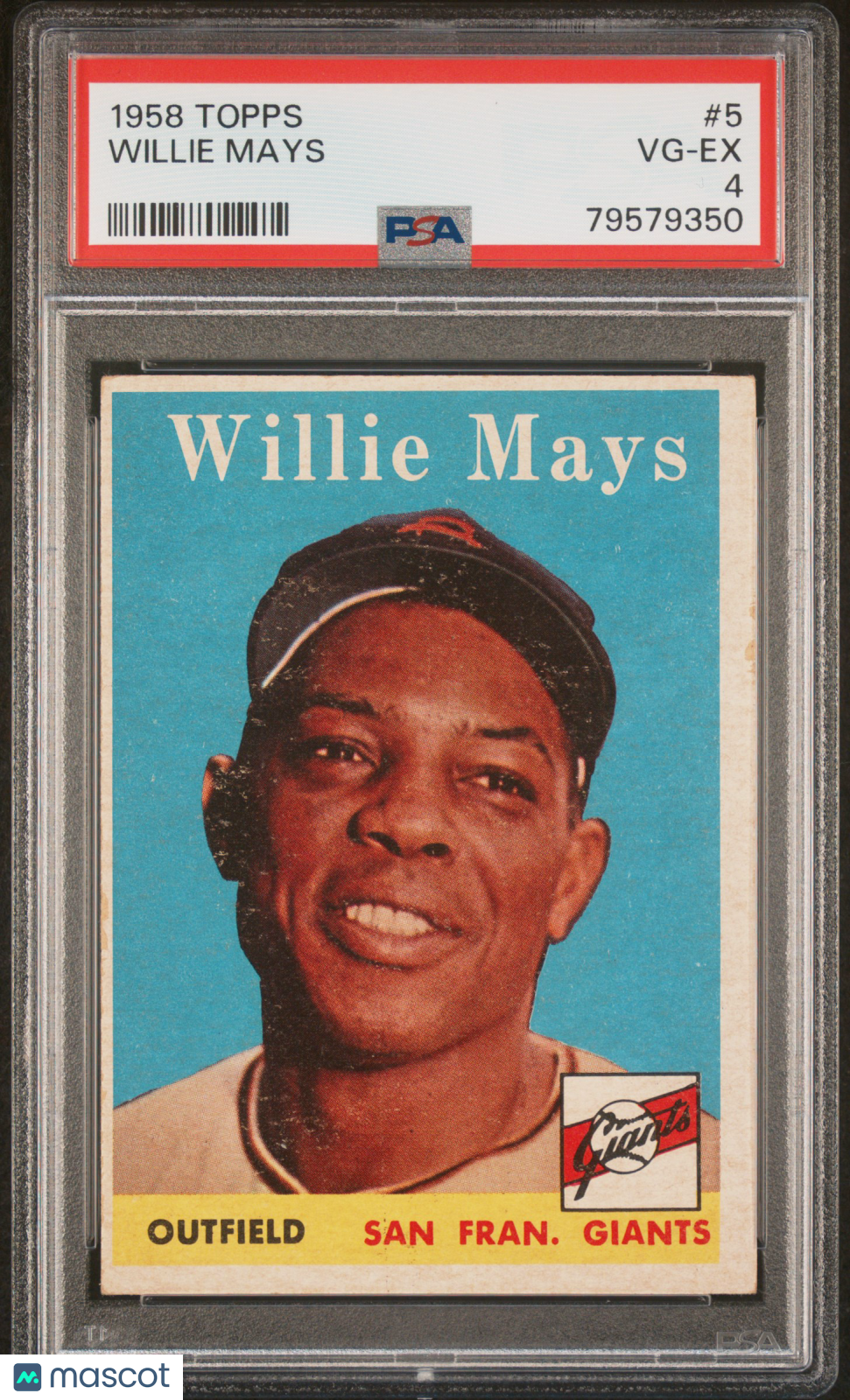 1958 Topps Willie Mays #5 PSA 4