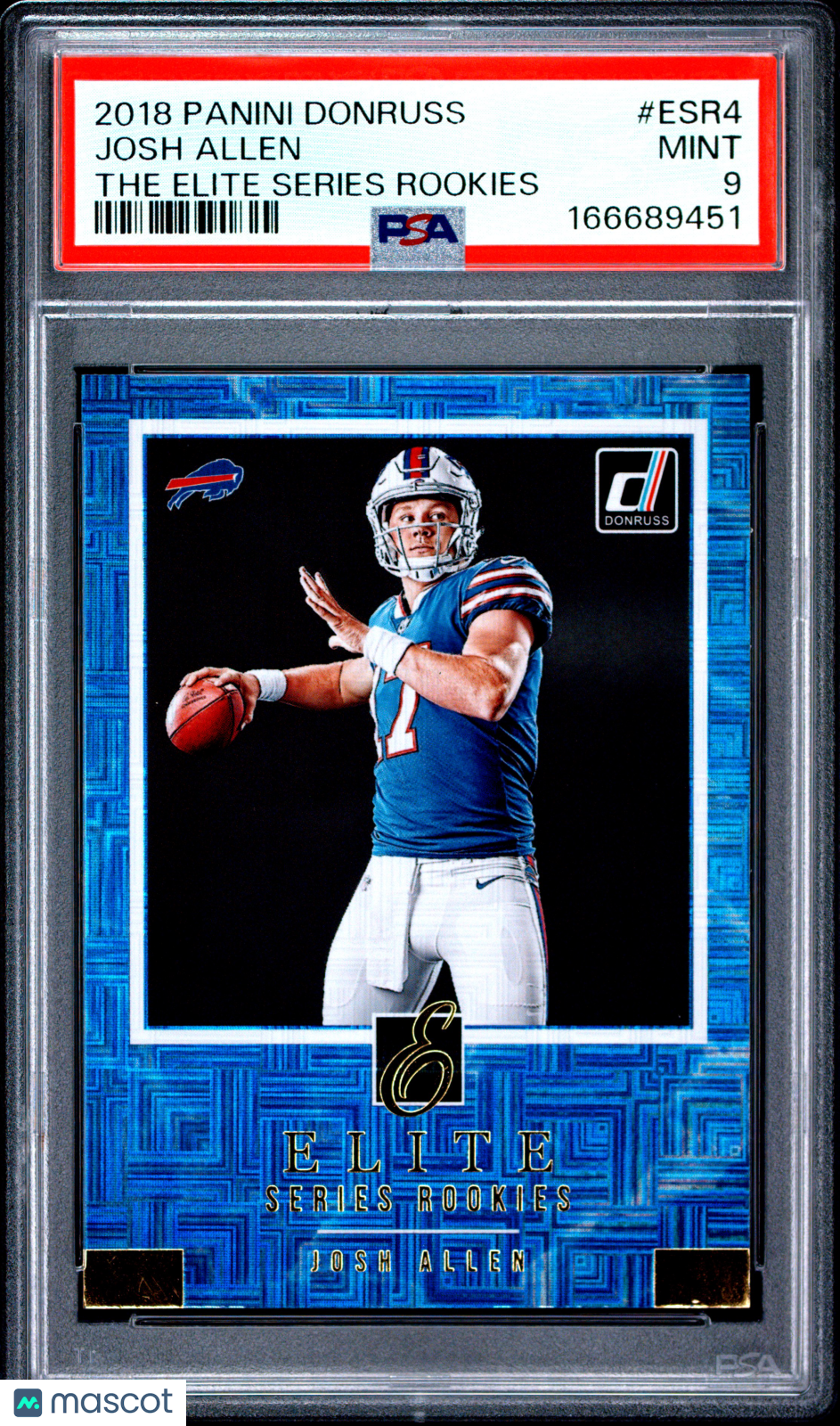 2018 Panini Donruss The Elite Series Rookies Josh Allen #ESR4 PSA 9
