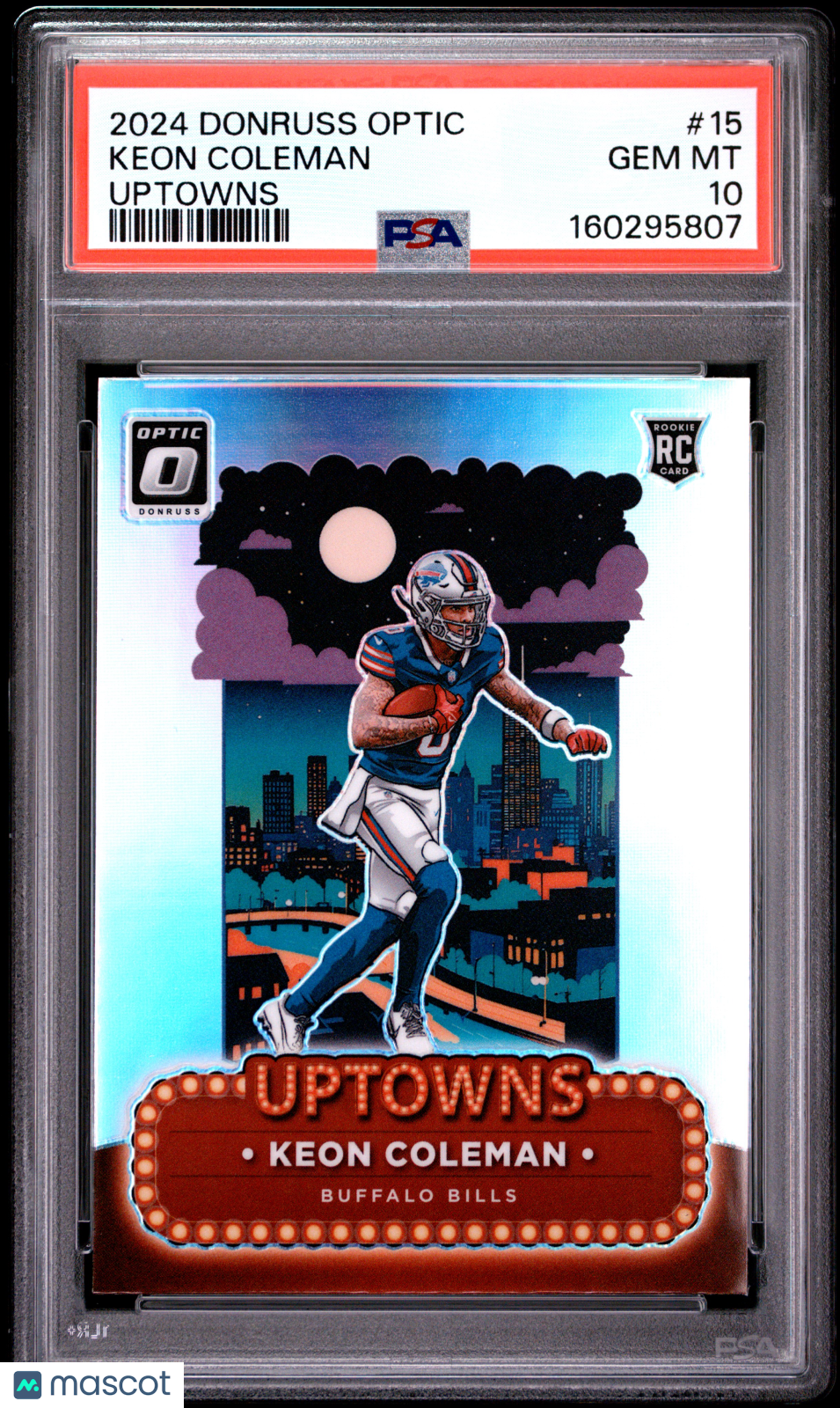 2024 Donruss Optic Uptowns Keon Coleman #15 PSA 10