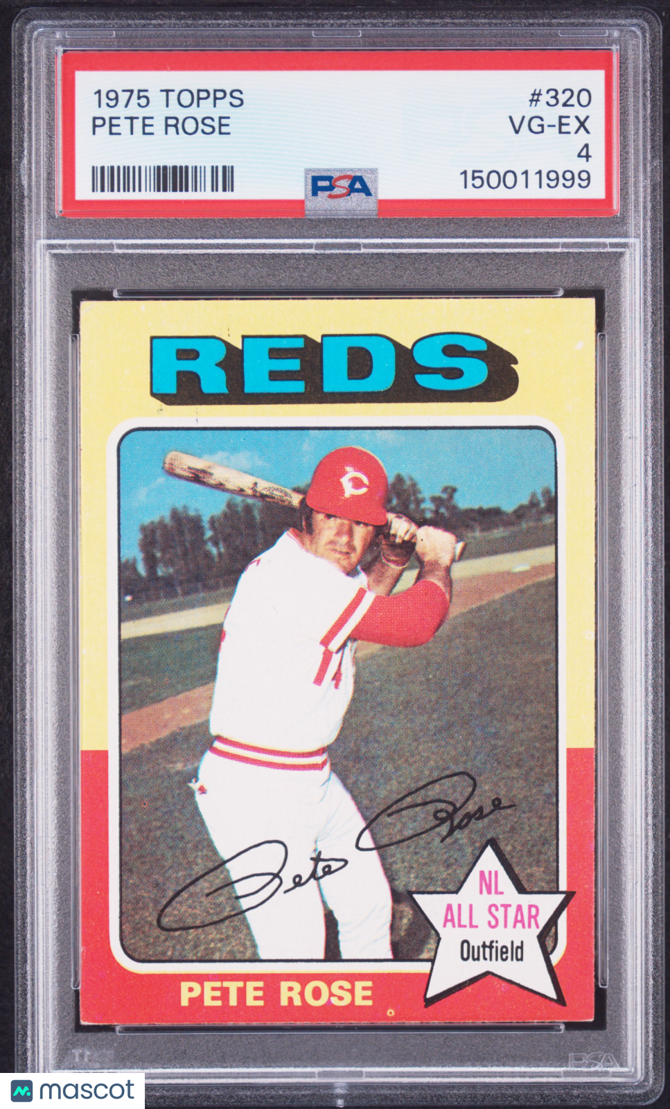 1975 Topps Pete Rose #320 PSA 4
