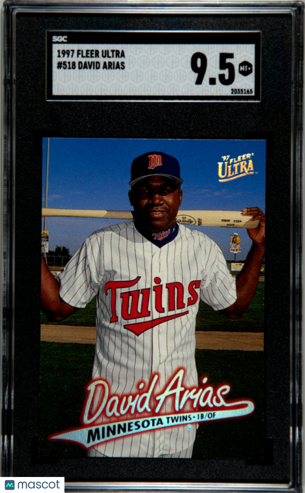 1997 Fleer Ultra David Arias Ortiz #518 SGC 9.5