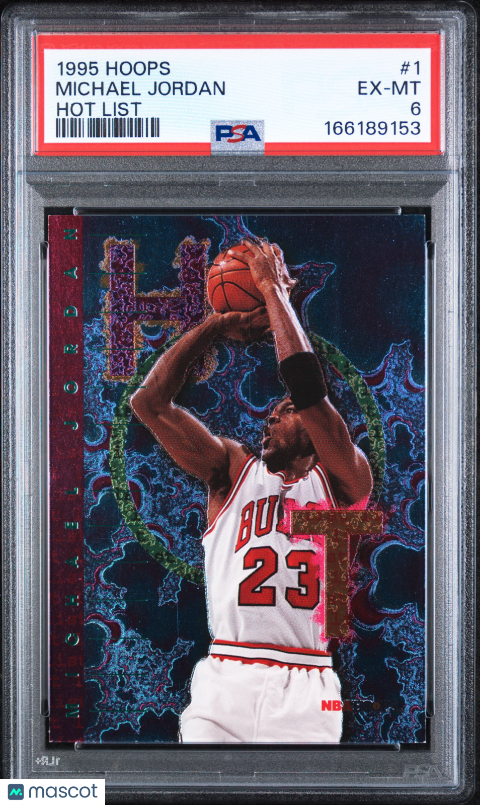 1995 Hoops Hot List Michael Jordan #1 PSA 6
