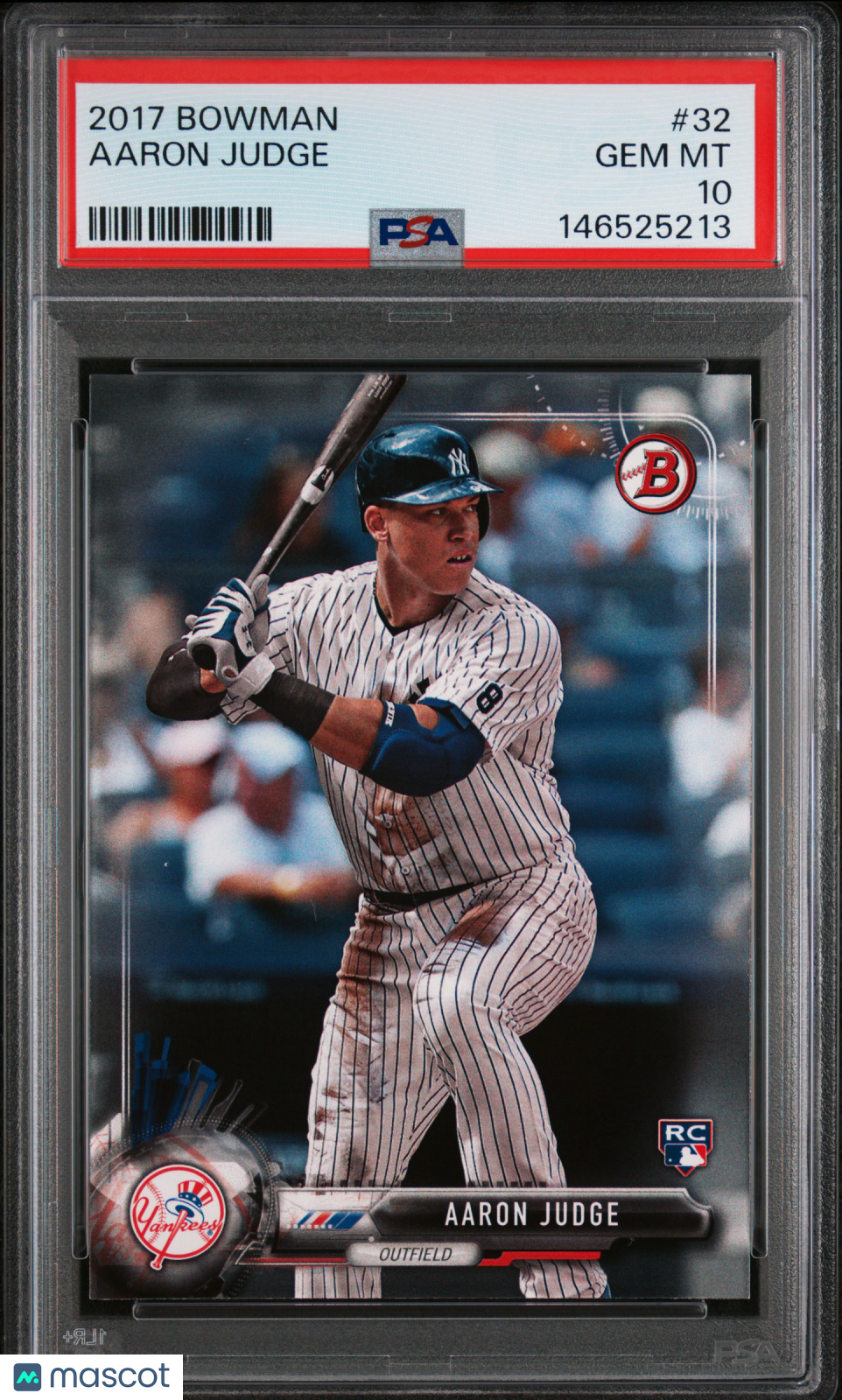 2017 Bowman Aaron Judge #32 RC PSA 10
