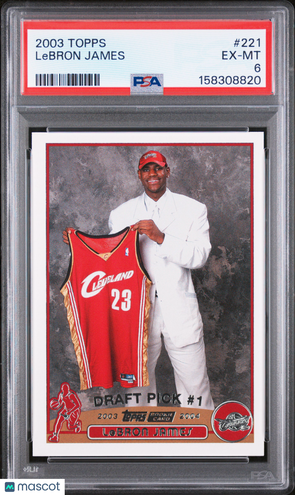 2003 Topps LeBron James #221 PSA 6