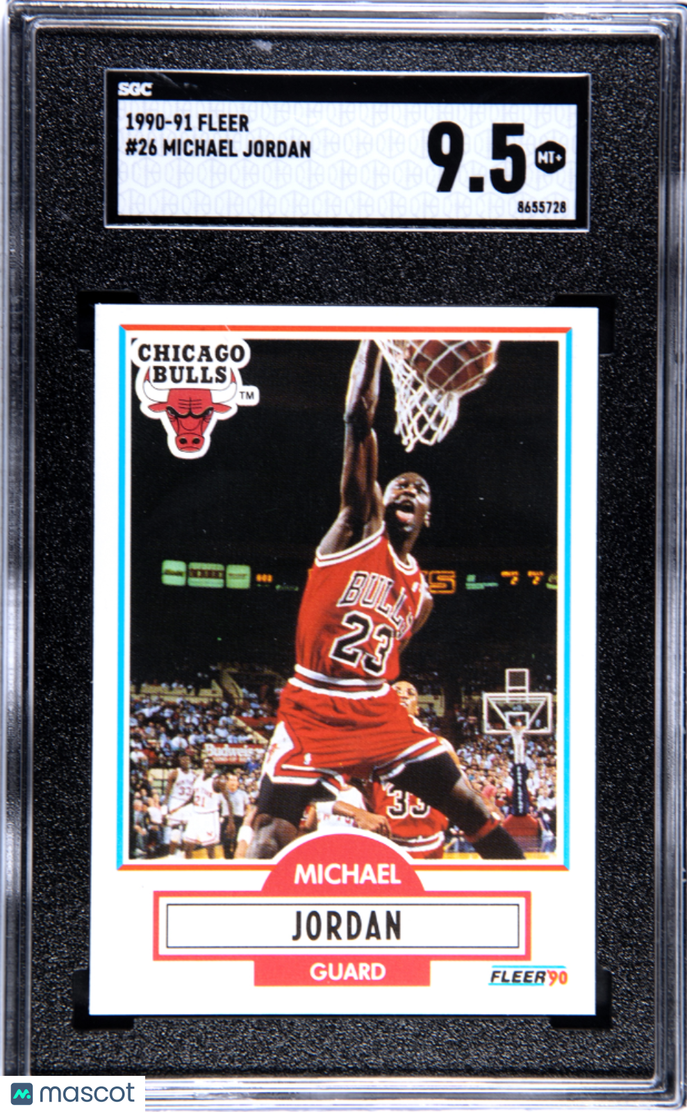1990 Fleer Michael Jordan #26 SGC 9.5