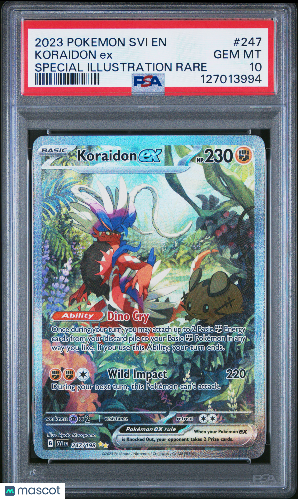2023 Pokemon Scarlet & Violet Koraidon ex Special Illustration Rare PSA 10 #247