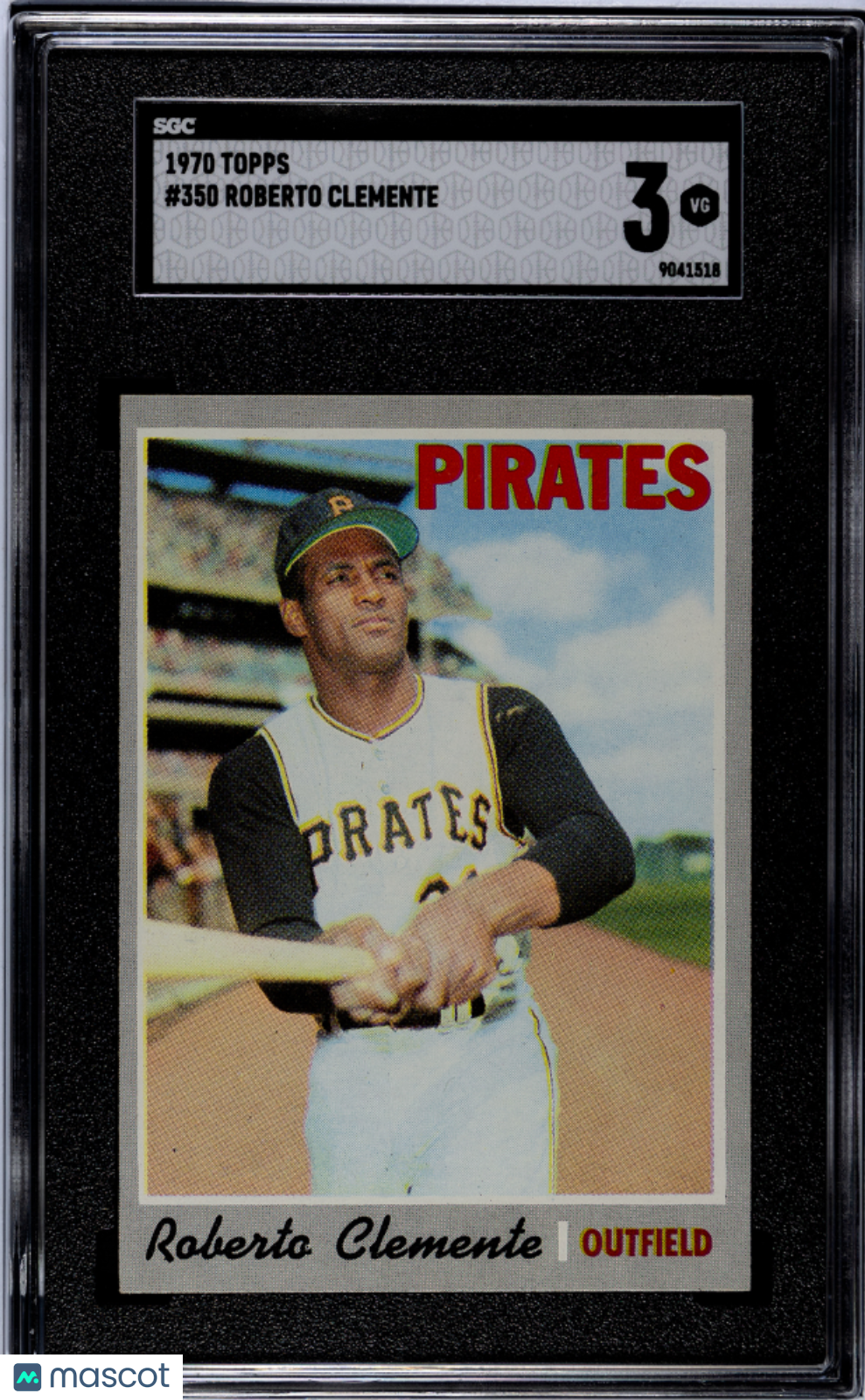 1970 Topps Roberto Clemente #350 SGC 3